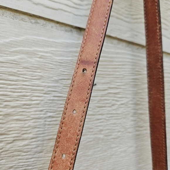 vintage Liz Claiborne black leather purse with brown trim - Picture 14 of 16